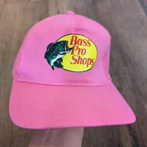 Bass Pro Shop Adjustable Snapback Hat Trucker Pink Women Fairy Coquette‎ Girls